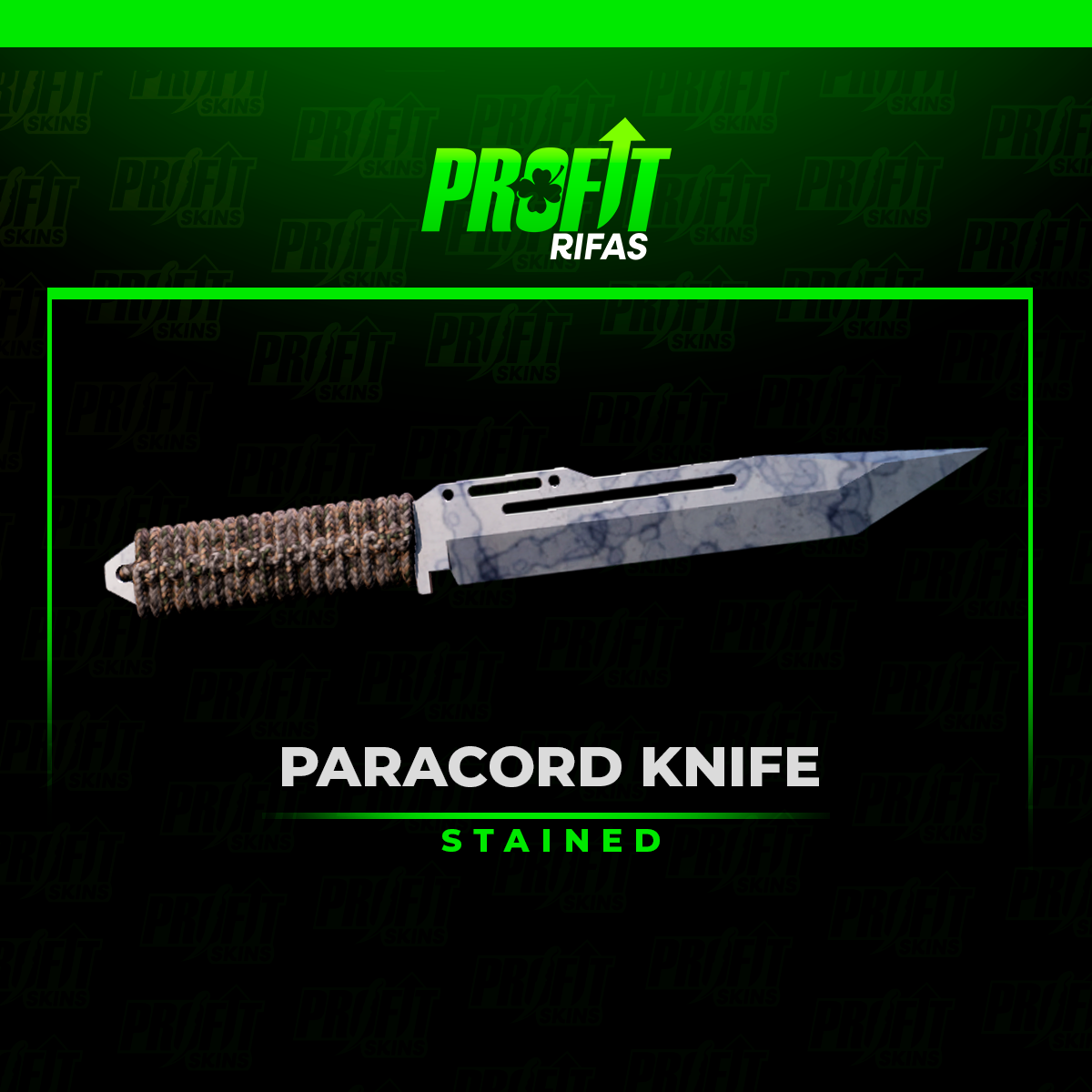 ★ PARACORD KNIFE | STAINED.